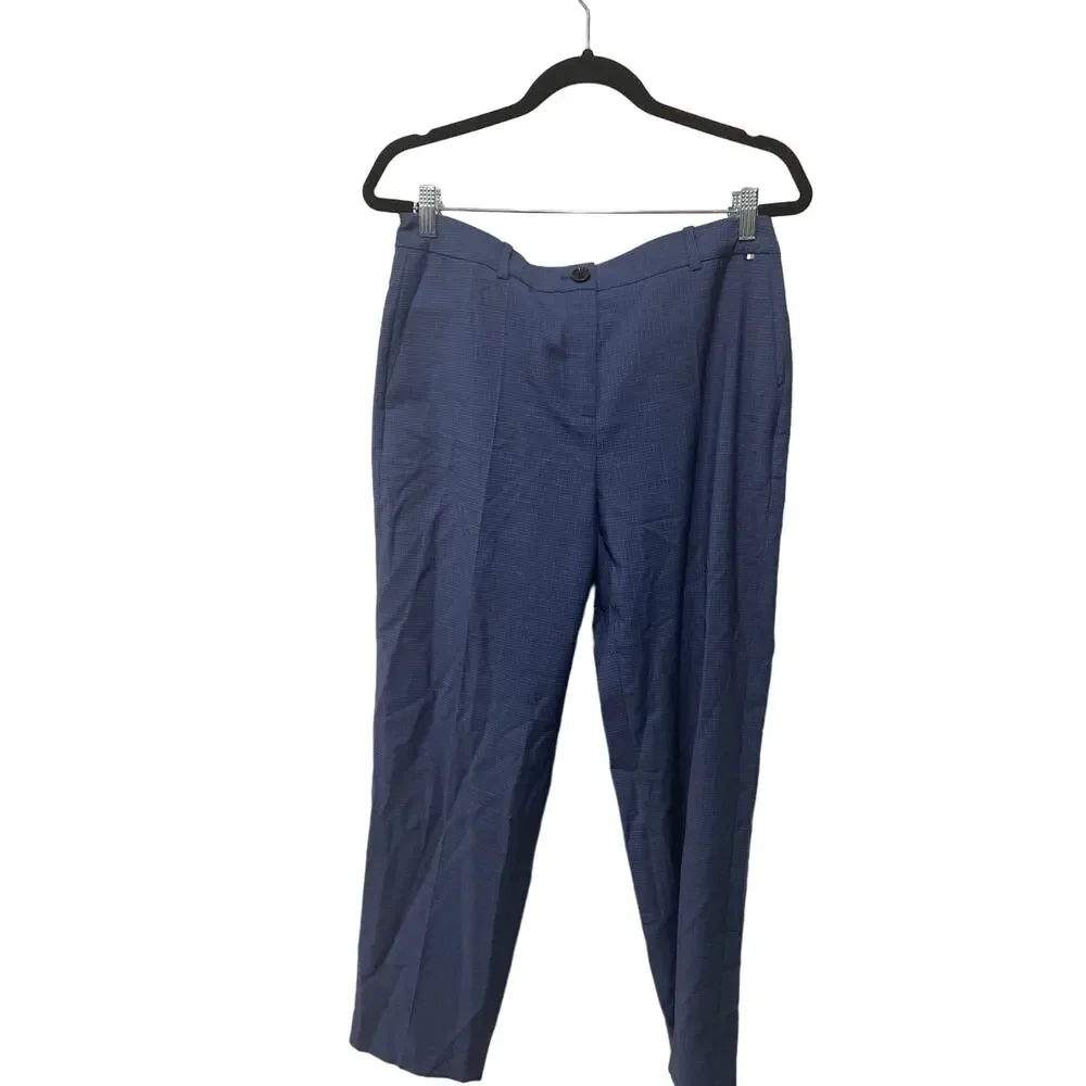 Hugo Boss BOSS Tasewa Straight Leg Wool Pants Size‎ US 8
